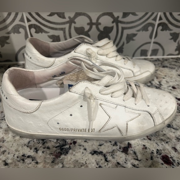 Golden Goose Ostrich Sneakers - Picture 1 of 12